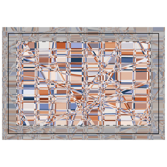 Modern Quilted Placemat "WRAP" col. Mirage - Stylish Table Decor for Every Occasion