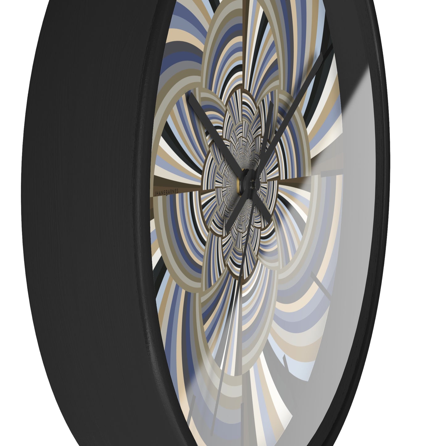 "STRIPE INVERSION" JB custom designed Wall Clock