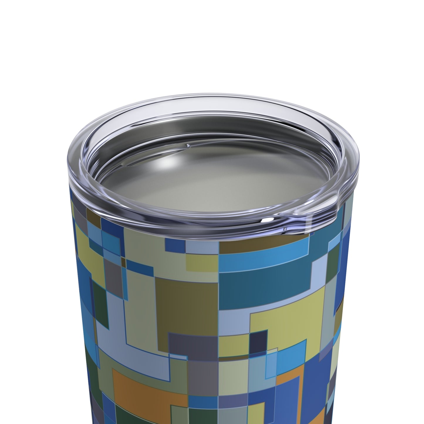 "POLYOMINOES" Tumbler 10oz., col Blue Jeans