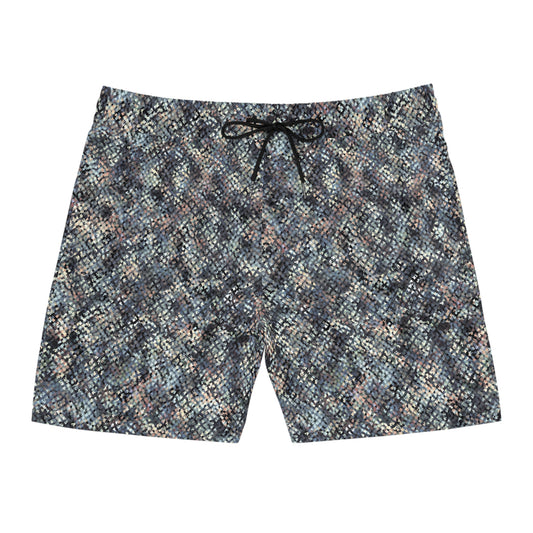 Men's Mid-Length Swim Shorts "MEZZO" col Moss