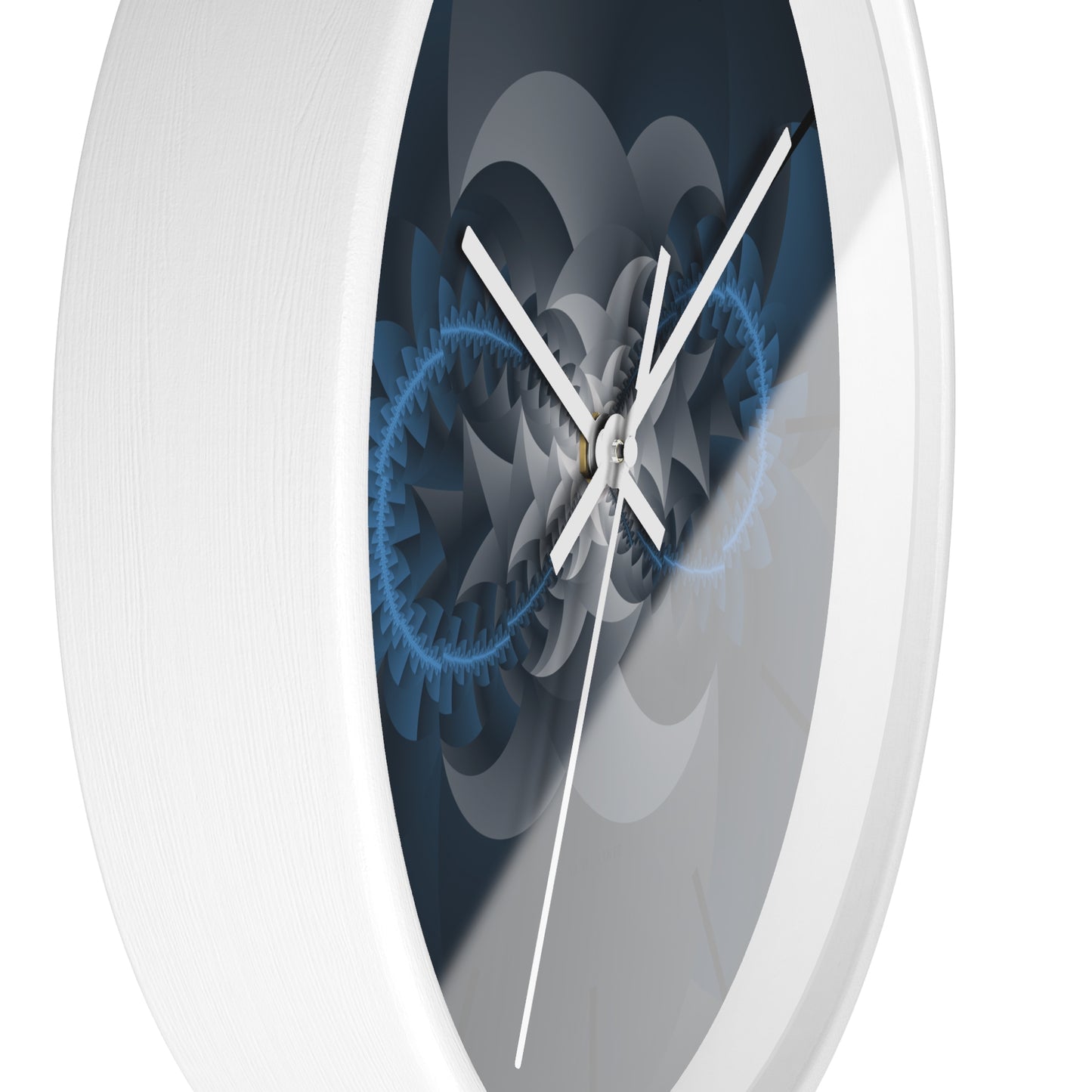 "INFINITY"  Jhane Barnes custom designed Wall Clock.  *Click to select your base color + hands that best matches your space