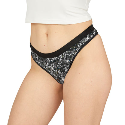 Women's Thongs "SCRIBBLE"  col Shadowplay Jhane Barnes design