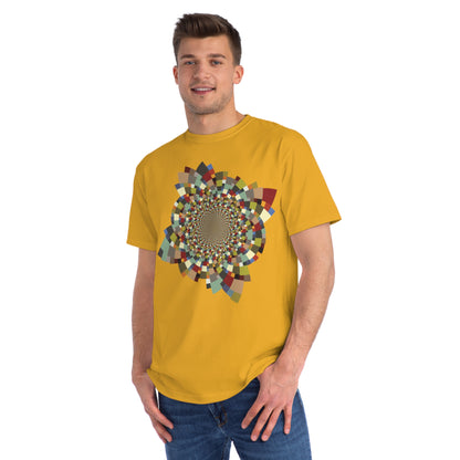 Organic Unisex Classic T-Shirt with Vibrant Schatt Pattern (multiple colors)