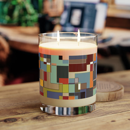 "POLYOMINOES"  col-4  Scented Candle - choose from three scents, 11oz