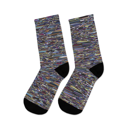 Recycled Poly Socks  "WRAP" col multi Jhane Barnes custom design