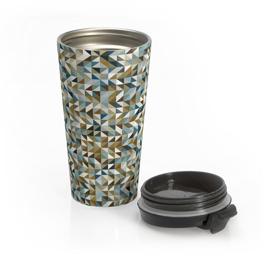 "TRITILES"  Stainless Steel Travel Mug