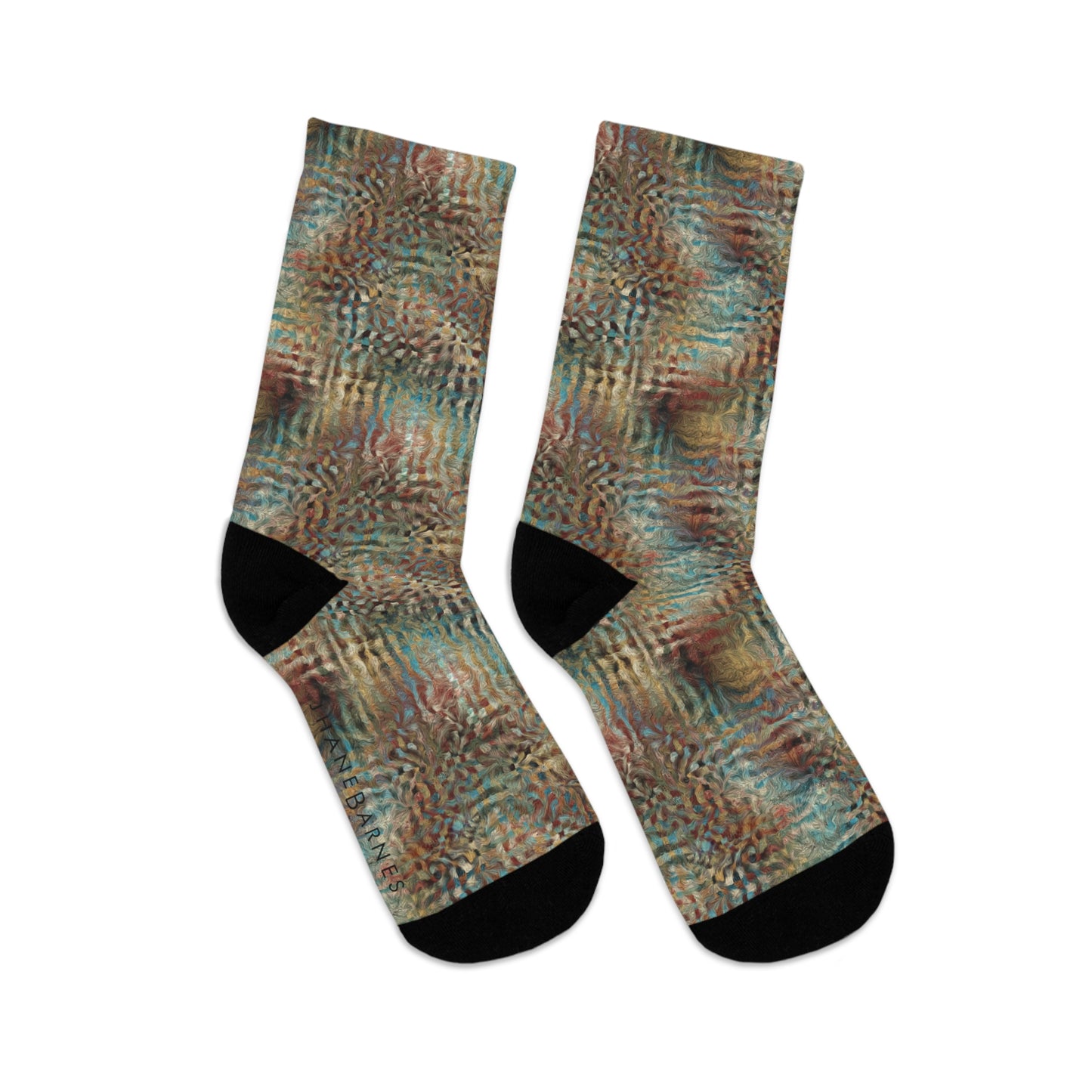 Recycled Poly Socks  "PRISM" Jhane Barnes custom design