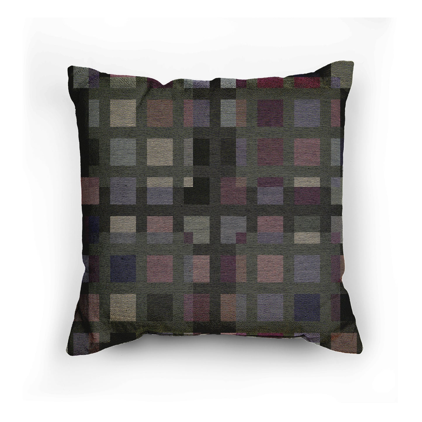 "SQUARZE" col-4. Woven Pillow. Jhane Barnes custom design