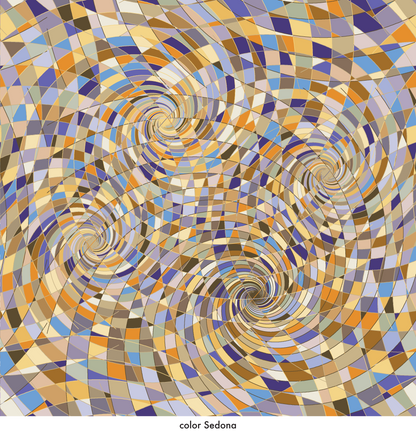 SPIRALS   - JHANE BARNES custom design Digital artwork on Canvas   *more colors avail