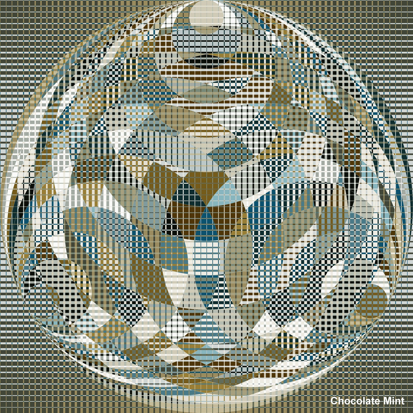 SPHERE   - JHANE BARNES custom design Digital artwork on Canvas   *more colors avail